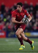 14 September 2018; Joey Carbery of Munster during the Guinness PRO14 Round 3 match between Munster and Ospreys at Irish Independent Park in Cork. Photo by Brendan Moran/Sportsfile