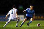 14 September 2018; Daniel Tobin of UCD in action against Ciaran Coll of Finn Harps during the SSE Airtricity League First Division match between UCD and Finn Harps at the UCD Bowl in Dublin. Photo by Harry Murphy/Sportsfile
