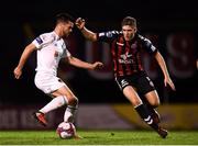 14 September 2018; Jimmy Keohane of Cork City in action against Oscar Brennan of Bohemians  during the SSE Airtricity League Premier Division match between Bohemians and Cork City at Dalymount Park in Dublin. Photo by Stephen McCarthy/Sportsfile