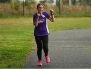 15 September 2018; parkrun Ireland in partnership with Vhi, added their 100th event on Saturday, 15th September, with the introduction of the Tyrrelstown parkrun in Co. Dublin. Pictured is Vhi representative Shelley Slade. parkruns take place over a 5km course weekly, are free to enter and are open to all ages and abilities, providing a fun and safe environment to enjoy exercise. To register for a parkrun near you visit www.parkrun.ie. Photo by Piaras Ó Mídheach/Sportsfile