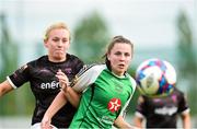 15 September 2018; Eleanor Ryan-Doyle of Peamount United in action against Nicola Sinnott of Wexford Youths during the Continental Tyres Women’s National League Cup Final between Wexford Youths at Peamount United at Ferrcarrig Park in Wexford. Photo by Matt Browne/Sportsfile