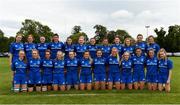 15 September 2018; The Leinster team prior to the U18 Girls Interprovincial Championship match between Leinster and connacht at Barnhall RFC in Parsonstown, Leixlip, Co. Kildare. Photo by Barry Cregg/Sportsfile