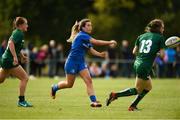 15 September 2018; Ava Jenkins of Leinster during the U18 Girls Interprovincial Championship match between Leinster and connacht at Barnhall RFC in Parsonstown, Leixlip, Co. Kildare. Photo by Barry Cregg/Sportsfile
