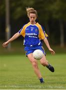 15 September 2018; Lisa Cafferkey of Parnells, London, in action against Kilmurry Ibrickane, Co Clare, in the Intermediate Championship Semi-Final during the 2018 LGFA All-Ireland Club 7s at Naomh Mearnóg & St Sylvesters in Dublin.    Photo by Piaras Ó Mídheach/Sportsfile