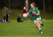15 September 2018; Action between Saval, Co Down, and Moneymore, Co Derry, in the Intermediate Shield Semi-Final during the 2018 LGFA All-Ireland Club 7s at Naomh Mearnóg & St Sylvesters in Dublin.    Photo by Piaras Ó Mídheach/Sportsfile