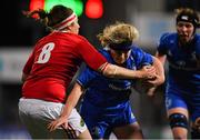 15 September 2018; Emma Hooban of Leinster is tackled by Chloe Pearse of Munster during the Women’s Interprovincial Championship match between Leinster and Munster at Energia Park in Donnybrook, Dublin. Photo by Brendan Moran/Sportsfile