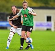 15 September 2018; Eleanor Ryan-Doyle of Peamount United in action against Kylie Murphy of Wexford Youths during the Continental Tyres Women’s National League Cup Final between Wexford Youths at Peamount United at Ferrcarrig Park in Wexford. Photo by Matt Browne/Sportsfile