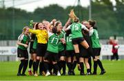 15 September 2018; Peamount United players celebrates after the Continental Tyres Women’s National League Cup Final between Wexford Youths at Peamount United at Ferrcarrig Park in Wexford. Photo by Matt Browne/Sportsfile
