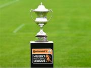 15 September 2018; The League Cup before the Continental Tyres Women’s National League Cup Final between Wexford Youths at Peamount United at Ferrcarrig Park in Wexford. Photo by Matt Browne/Sportsfile
