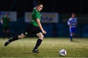 14 September 2018; Brandon Byrne of Greystones United during the Leinster Senior League match between Greystones United and Home Farm at Woodlands in Greystones, Co Wicklow.  Photo by Matt Browne/Sportsfile