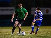 14 September 2018; Conor Earley of Greystones United in action against Home Farm during the Leinster Senior League match between Greystones United and Home Farm at Woodlands in Greystones, Co Wicklow.  Photo by Matt Browne/Sportsfile