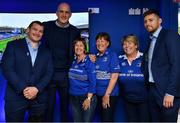 15 September 2018; Guests in the Blue Room with leinster players, JackMcGrath, Devin Toner and Ross Byrne prior to the Guinness PRO14 Round 3 match between Leinster and Dragons at the RDS Arena in Dublin. Photo by Brendan Moran/Sportsfile