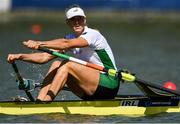 16 September 2018; Sanita Puspure of Ireland on her way to winning the Women's Single Sculls Final on day eight of the World Rowing Championships in Plovdiv, Bulgaria. Photo by Seb Daly/Sportsfile
