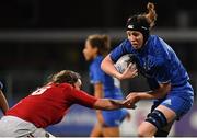 15 September 2018; Aoife McDermott of Leinster is tackled by Edel Murphy of Munster during the Women’s Interprovincial Championship match between Leinster and Munster at Energia Park in Donnybrook, Dublin. Photo by Brendan Moran/Sportsfile