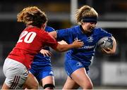 15 September 2018; Emma Hooban of Leinster is tackled by Enya Breen of Munster during the Women’s Interprovincial Championship match between Leinster and Munster at Energia Park in Donnybrook, Dublin. Photo by Brendan Moran/Sportsfile