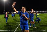 15 September 2018; Jeamie Deacon of Leinster celebrates after the Women’s Interprovincial Championship match between Leinster and Munster at Energia Park in Donnybrook, Dublin. Photo by Brendan Moran/Sportsfile