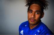 22 August 2018; Joe Tomane during a Leinster Rugby squad portrait session at Leinster Rugby Headquarters in Dublin. Photo by Ramsey Cardy/Sportsfile