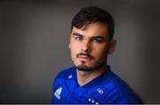 22 August 2018; Max Deegan during a Leinster Rugby squad portrait session at Leinster Rugby Headquarters in Dublin. Photo by Ramsey Cardy/Sportsfile