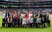 16 September 2018; 1993 Jubilee Teams are honoured ahead of the TG4 All-Ireland Ladies Football Senior Championship Final match between Cork and Dublin. Pictured are The 1993 winning Kerry team at Croke Park in Dublin. Photo by Sam Barnes/Sportsfile
