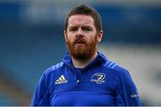 15 September 2018; Leinster operations manager Ronan O'Donnell during the Guinness PRO14 Round 3 match between Leinster and Dragons at the RDS Arena in Dublin. Photo by Brendan Moran/Sportsfile