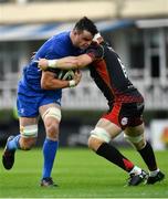 15 September 2018; James Ryan of Leinster is tackled by Aaron Wainwright of Dragons during the Guinness PRO14 Round 3 match between Leinster and Dragons at the RDS Arena in Dublin. Photo by Brendan Moran/Sportsfile