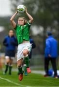 17 September 2018; Eabha O'Mahony of Republic of Ireland during the Women's U17 International Friendly match between Republic of Ireland and Czech Republic at the RSC in Waterford. Photo by Harry Murphy/Sportsfile