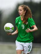 17 September 2018; Shauna Carroll of Republic of Ireland during the Women's U17 International Friendly match between Republic of Ireland and Czech Republic at the RSC in Waterford. Photo by Harry Murphy/Sportsfile