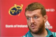 17 September 2018; Mike Sherry during a Munster rugby press conference at the University of Limerick in Limerick. Photo by Diarmuid Greene/Sportsfile