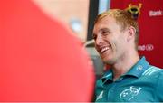 17 September 2018; Keith Earls during a Munster rugby press conference at the University of Limerick in Limerick. Photo by Diarmuid Greene/Sportsfile