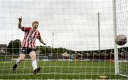 16 September 2018; Adrian Delap of Derry City celebrates a goal which was subsequently disallowed during the EA SPORTS Cup Final between Derry City and Cobh Ramblers at the Brandywell Stadium in Derry. Photo by Stephen McCarthy/Sportsfile