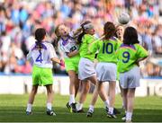 16 September 2018; Action from St. Sylvester's, Co. Dublin, vs St Mary's, Co. Galway, during the Half-time GO Games during the TG4 All-Ireland Ladies Football Championship Finals at Croke Park, Dublin. Photo by Sam Barnes/Sportsfile