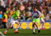 16 September 2018; Action from St. Sylvester's, Co. Dublin, vs St Mary's, Co. Galway, during the Half-time GO Games during the TG4 All-Ireland Ladies Football Championship Finals at Croke Park, Dublin. Photo by Sam Barnes/Sportsfile
