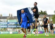 17 September 2018; Backs coach Felipe Contepomi and Jack Kelly during Leinster Rugby squad training at Energia Park in Donnybrook, Dublin. Photo by Ramsey Cardy/Sportsfile