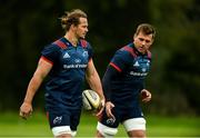 17 September 2018; Arno Botha and CJ Stander during Munster rugby squad training at the University of Limerick in Limerick. Photo by Diarmuid Greene/Sportsfile