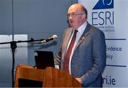 18 September 2018; Uachtarán Chumann Lúthchleas Gael John Horan speaking during the launch of the ESRI Report into Playing Senior Intercounty Gaelic Games at Croke Park in Dublin. Photo by Sam Barnes/Sportsfile
