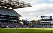 16 September 2018; Attendance is shown on the big screen during the TG4 All-Ireland Ladies Football Senior Championship Final match between Cork and Dublin at Croke Park, Dublin. Photo by Eóin Noonan/Sportsfile