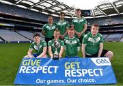 18 September 2018; The South Leinster Boys Team with the cup during the M.Donnelly GAA Football for ALL Interprovincial Finals at Croke Park in Dublin. Photo by Sam Barnes/Sportsfile