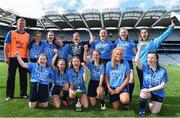 18 September 2018; The Dublin Girls Team celebrate with the cup during the M.Donnelly GAA Football for ALL Interprovincial Finals at Croke Park in Dublin. Photo by Sam Barnes/Sportsfile