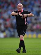 16 September 2018; Referee Gerry Carmody during the TG4 All-Ireland Ladies Football Intermediate Championship Final match between Meath and Tyrone at Croke Park, Dublin. Photo by Brendan Moran/Sportsfile