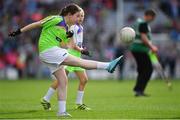 16 September 2018; Action from the match between St Sylvester's Dublin and St Mary's Galway during the Half-time GO Games during the TG4 All-Ireland Ladies Football Championship Finals at Croke Park, Dublin. Photo by Brendan Moran/Sportsfile