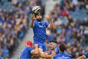15 September 2018; Scott Fardy of Leinster during the Guinness PRO14 Round 3 match between Leinster and Dragons at the RDS Arena in Dublin. Photo by David Fitzgerald/Sportsfile
