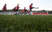 19 September 2018; Derry City players warm up prior to the Irish Daily Mail FAI Cup Quarter-Final match between Derry City and Bohemians at the Brandywell Stadium in Derry. Photo by Stephen McCarthy/Sportsfile