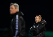 19 September 2018; Derry City manager Kenny Shiels, right, and Bohemians manager Keith Long during the Irish Daily Mail FAI Cup Quarter-Final match between Derry City and Bohemians at the Brandywell Stadium in Derry. Photo by Stephen McCarthy/Sportsfile