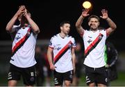19 September 2018; Eoghan Stokes of Bohemians, right, following the Irish Daily Mail FAI Cup Quarter-Final match between Derry City and Bohemians at the Brandywell Stadium in Derry. Photo by Stephen McCarthy/Sportsfile