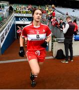 16 September 2018; Kate Flood of Louth prior to the TG4 All-Ireland Ladies Football Junior Championship Final match between Limerick and Louth at Croke Park, Dublin. Photo by David Fitzgerald/Sportsfile