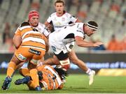 21 September 2018; Rob Herring of Ulster is tackled by Joseph Dweba of Toyota Cheetahs during the Guinness PRO14 Round 4 match between Toyota Cheetahs and Ulster at Toyota Stadium in Bloemfontein, South Africa. Photo by John Pretorius/Sportsfile