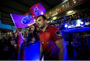 21 September 2018; Tadhg Beirne of Munster makes his way onto the pitch prior to the Guinness PRO14 Round 4 match between Cardiff Blues and Munster at Cardiff Arms Park in Cardiff, Wales. Photo by Chris Fairweather/Sportsfile