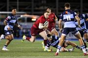 21 September 2018; Rory Scannell of Munster during the Guinness PRO14 Round 4 match between Cardiff Blues and Munster at Cardiff Arms Park in Cardiff, Wales. Photo by Chris Fairweather/Sportsfile