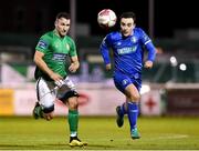 21 September 2018; Shane Tracy of Limerick in action against Sean Harding of Bray Wanderers during the SSE Airtricity League Premier Division match between Bray Wanderers and Limerick at the Carlisle Grounds in Bray, Wicklow. Photo by Matt Browne/Sportsfile