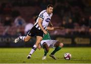 21 September 2018; Brian Gartland of Dundalk in action against Ronan Coughlan of Cork City during the SSE Airtricity League Premier Division match between Cork City and Dundalk at Turners Cross in Cork. Photo by Stephen McCarthy/Sportsfile